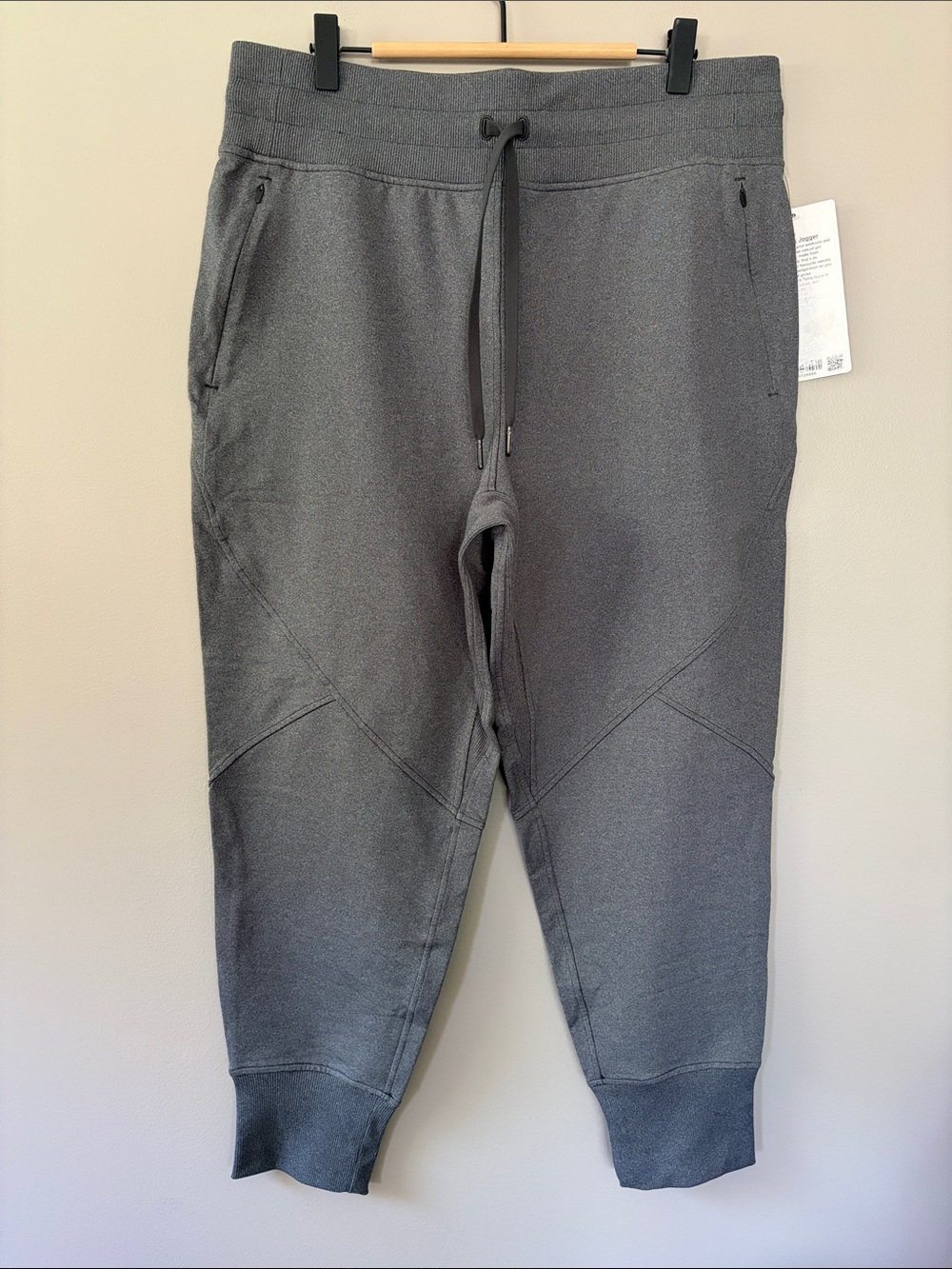 Lululemon Metro Miles Jogger Size 12 Heathered Grew Gray Athletic Sports NWT